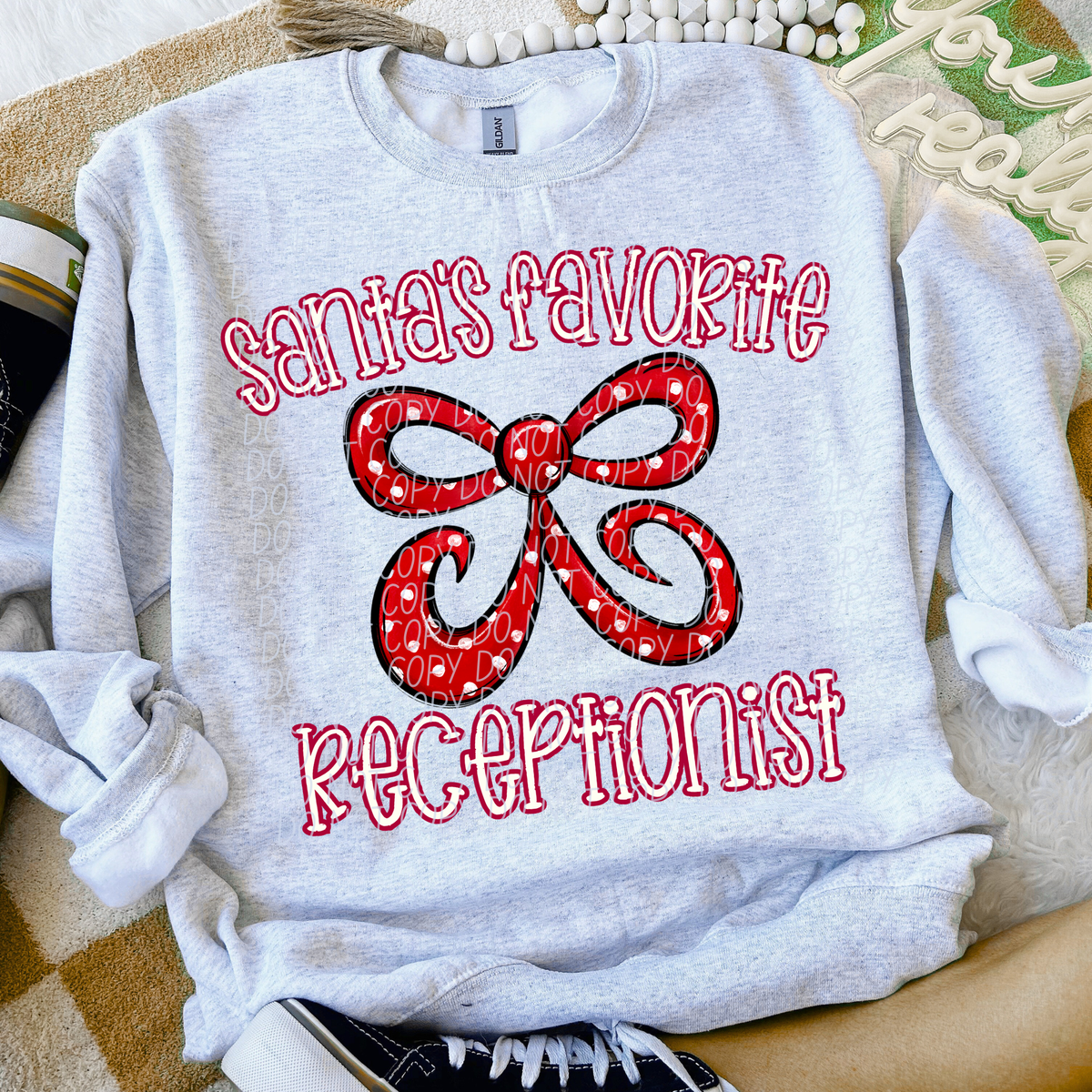 Santa's Favorite Receptionist (City) DTF Transfer