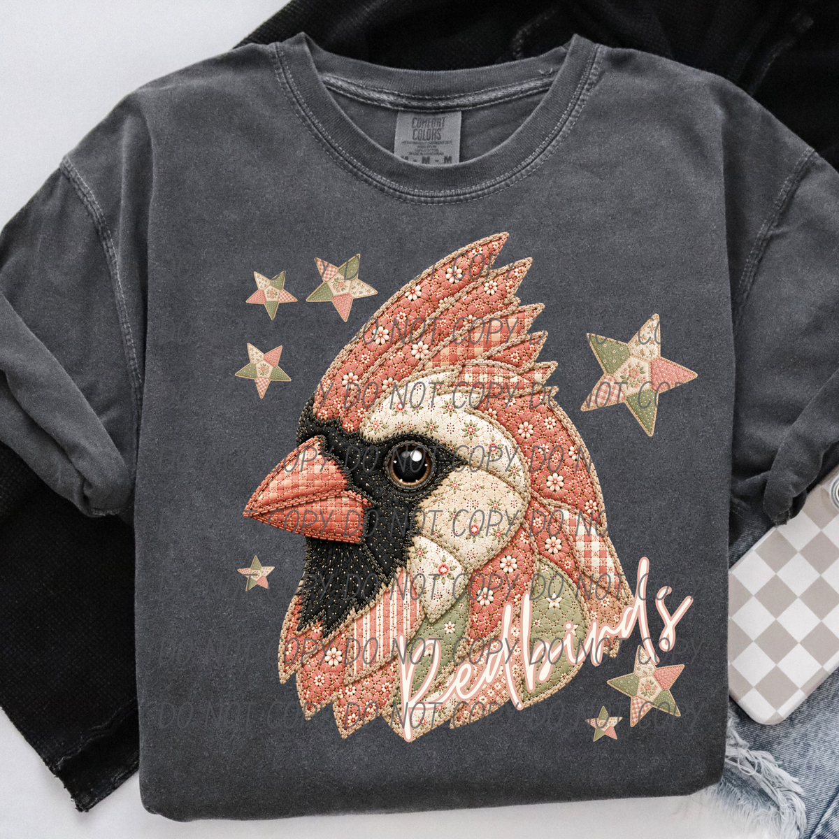 Red birds meemaw mascot (City) DTF Transfer