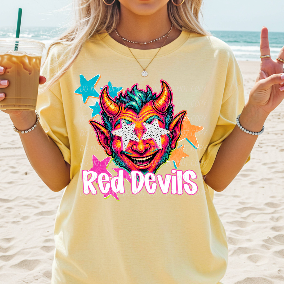 Red devils pop art (City) DTF Transfer