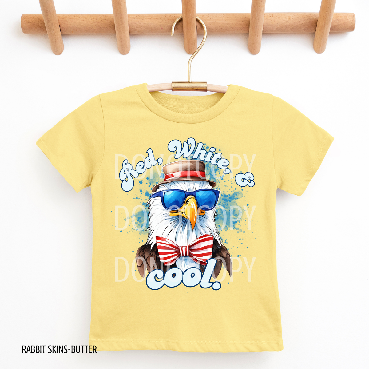 Red, white & cool Patriotic Eagle (CSG) 105079 DTF transfer