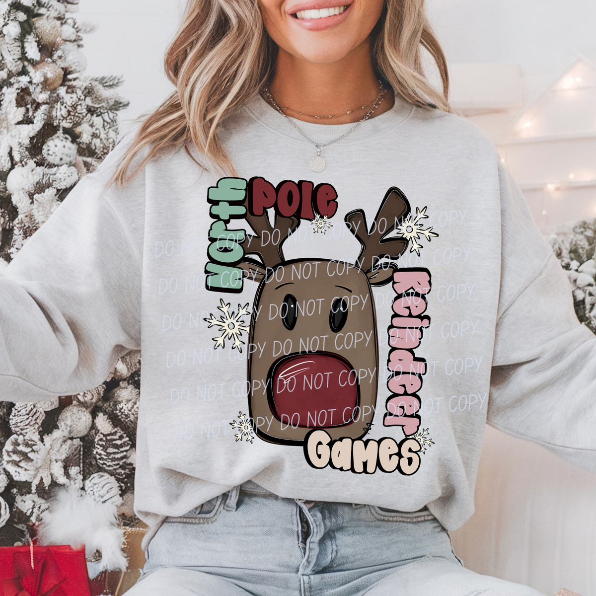 North pole reindeer games (City) DTF Transfer