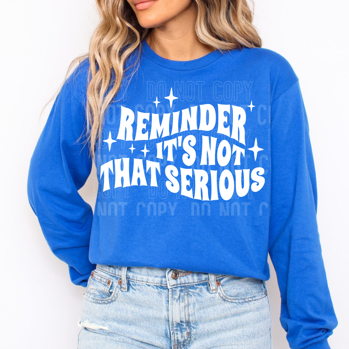 It's not that serious WHITE (SBB) DTF Transfer