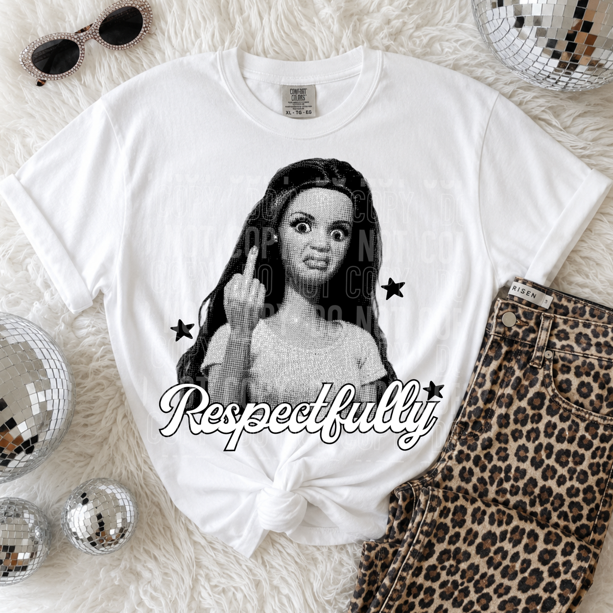Respectfully doll (SBB) DTF Transfer