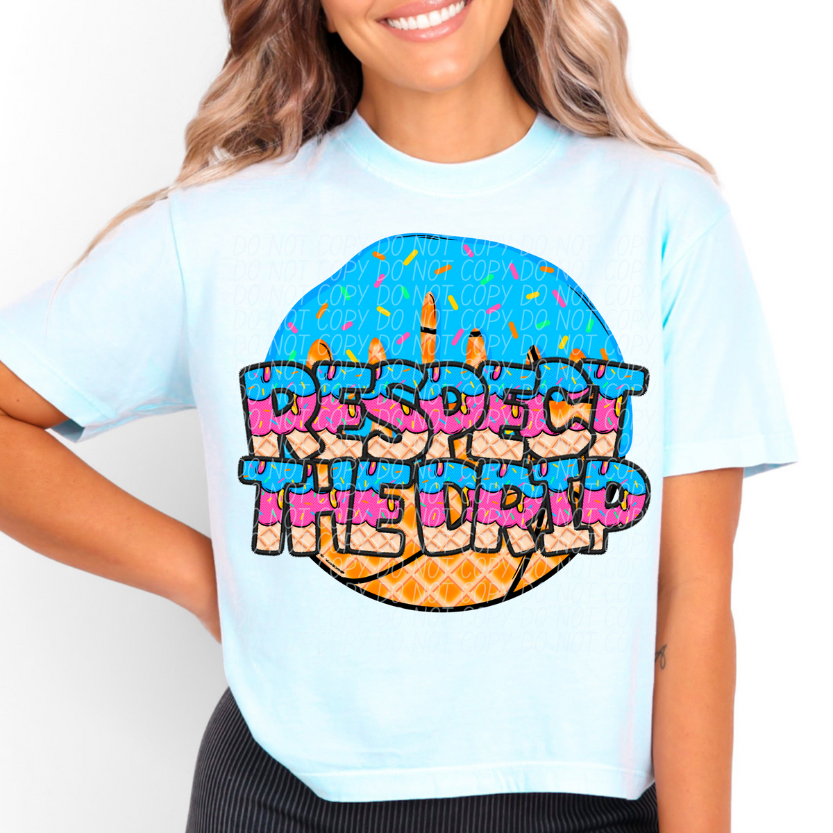 Respect the drip Basketball (CITY) DTF transfer