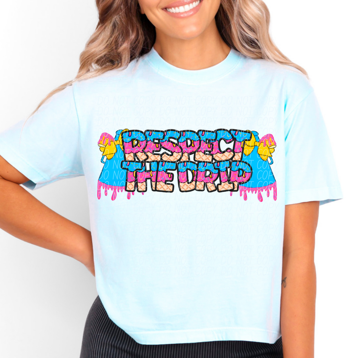 Respect the drip Cheer (CITY) DTF transfer