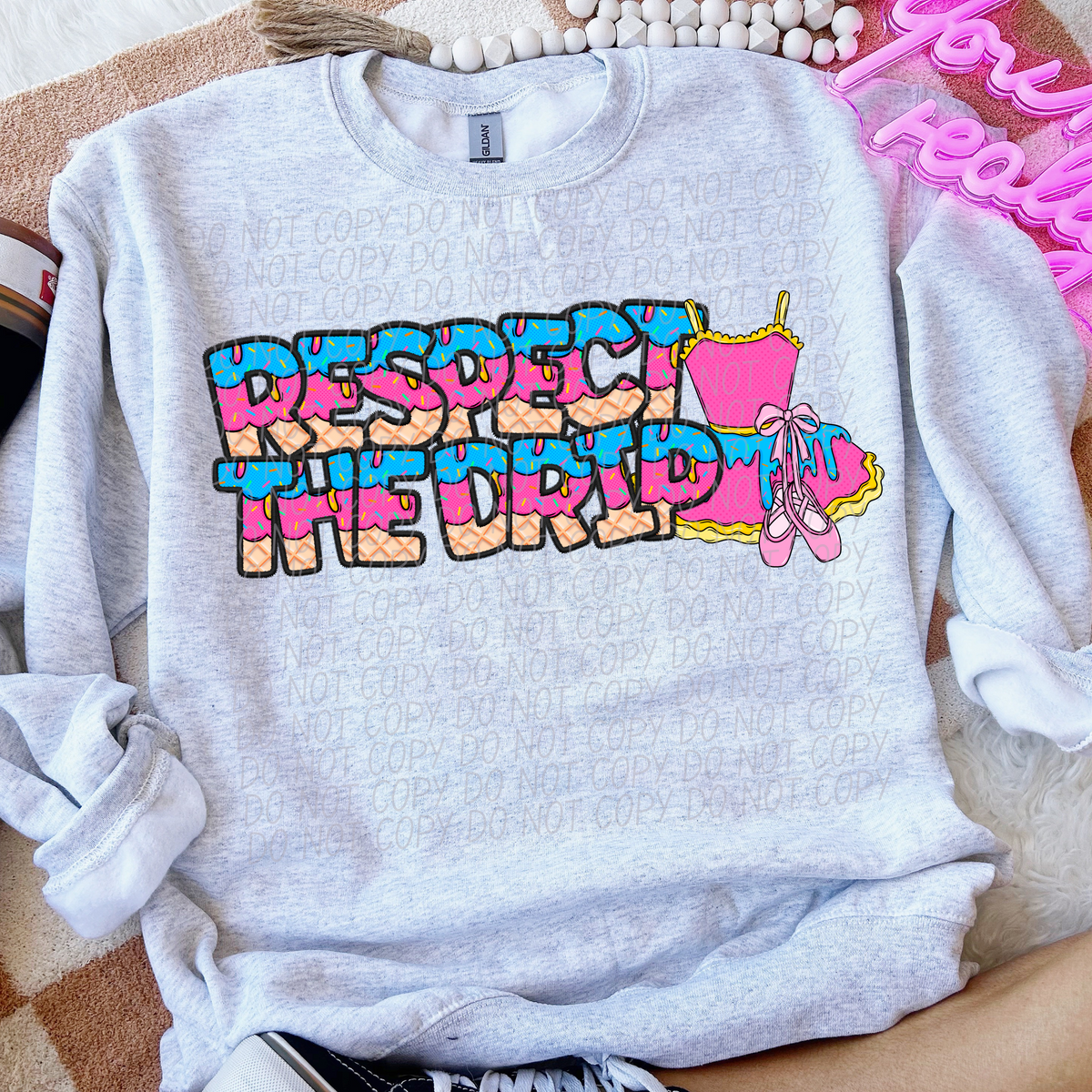Respect the drip Dance (CITY) DTF transfer
