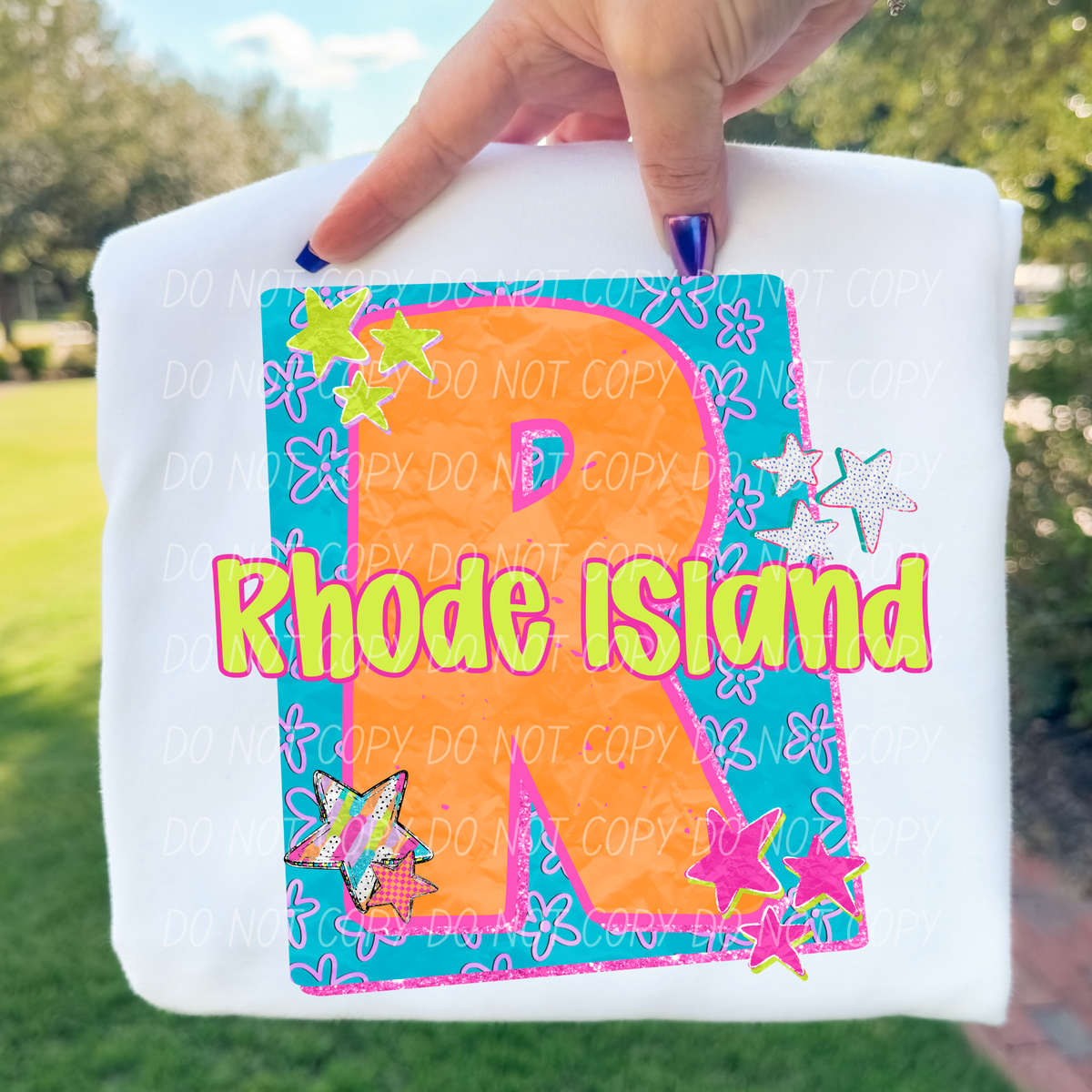 Rhode Island Rad State of Mind (City) DTF Transfer