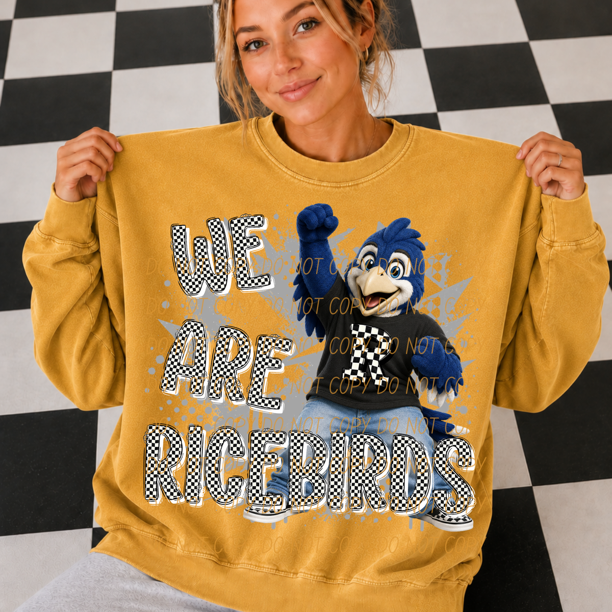 ricebirds campus crew (city) DTF transfer