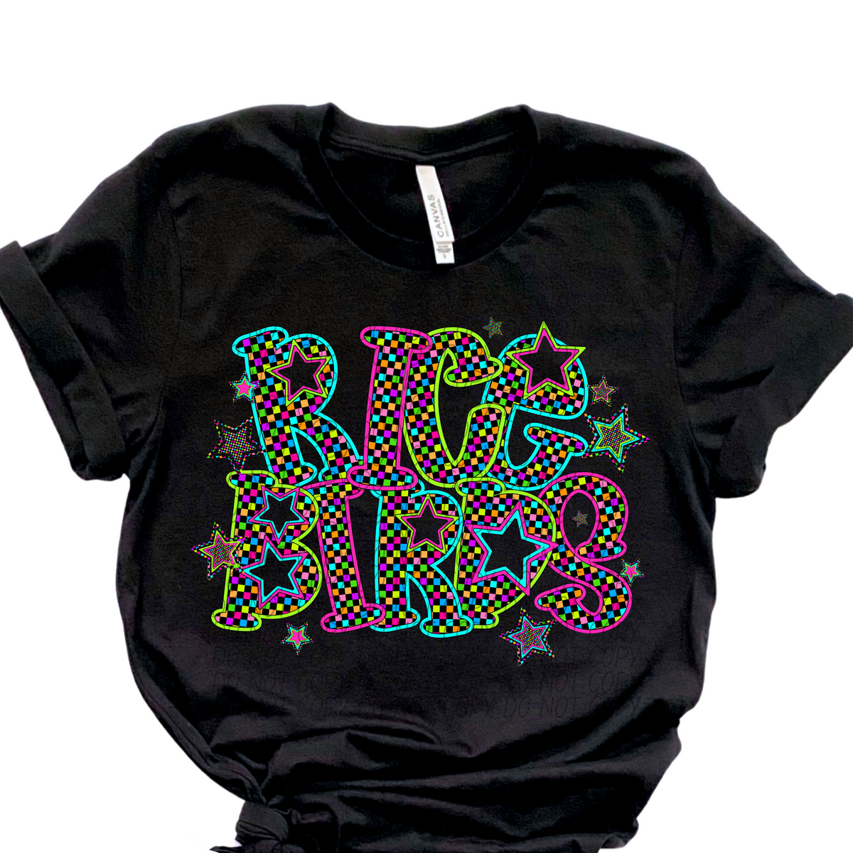 Ricebirds Neon Stars (City) 102396 DTF transfer