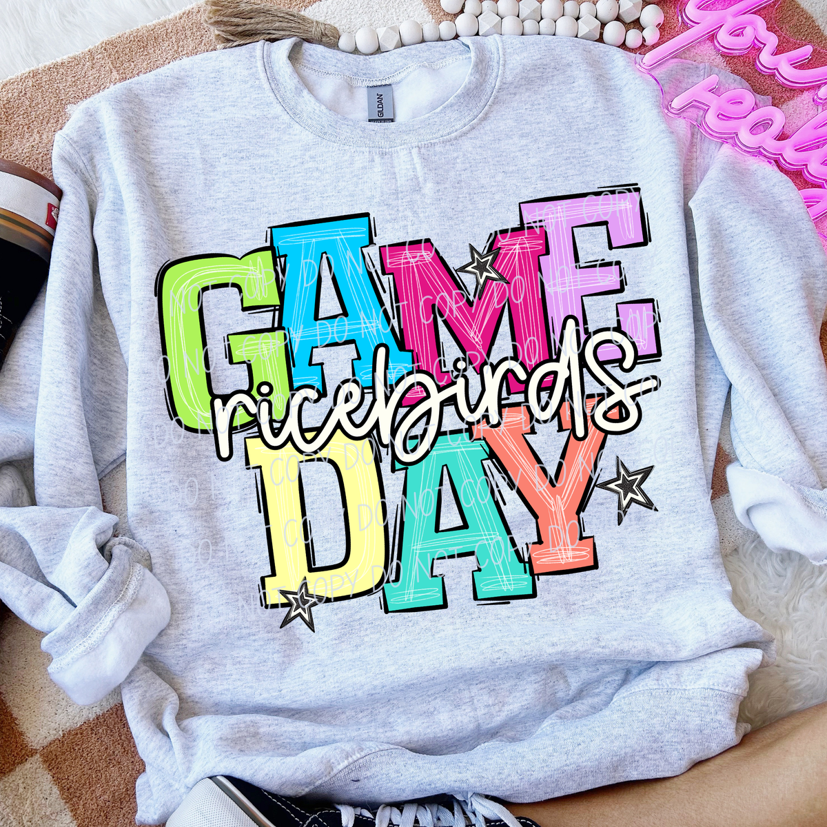 Ricebirds-Preppy Game Day (City) DTF Transfer