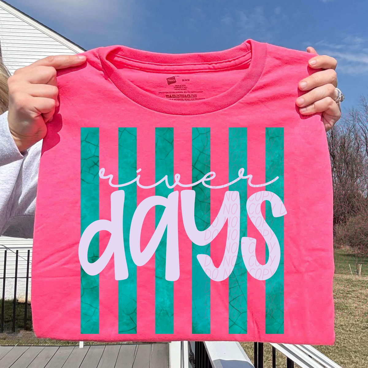 River days stripes (S&G) DTF Transfer
