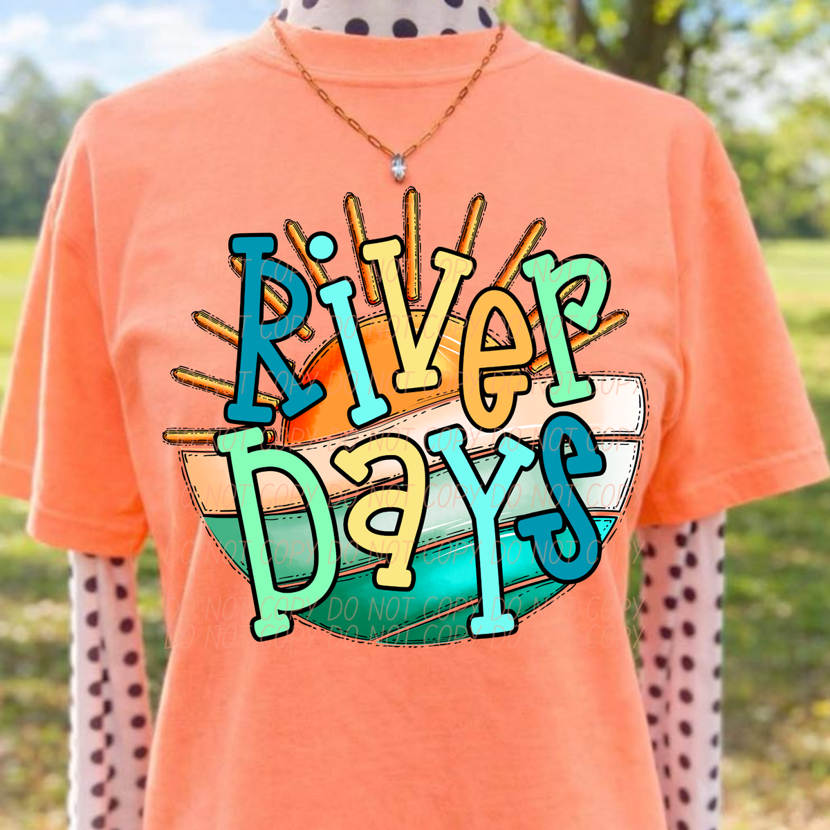 River days sun circle (City) DTF Transfer