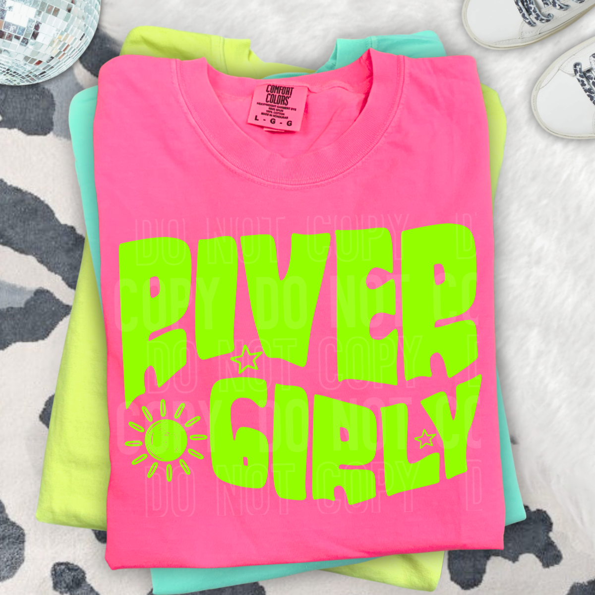 River girly NEON GREEN (SBB) DTF Transfer