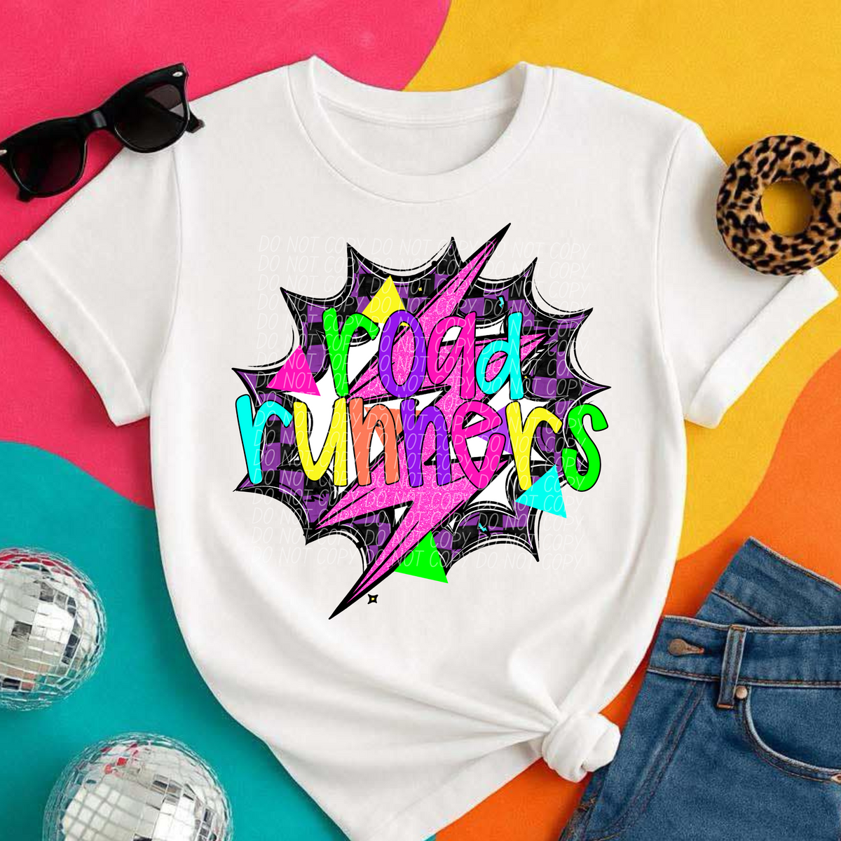 Roadrunners 80's Hero Mascots (City) DTF transfer