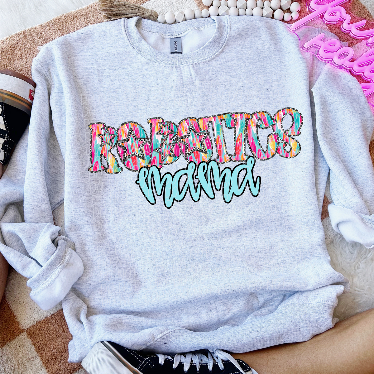 Brushstroke Robotics Mama (City) 102054 DTF transfer