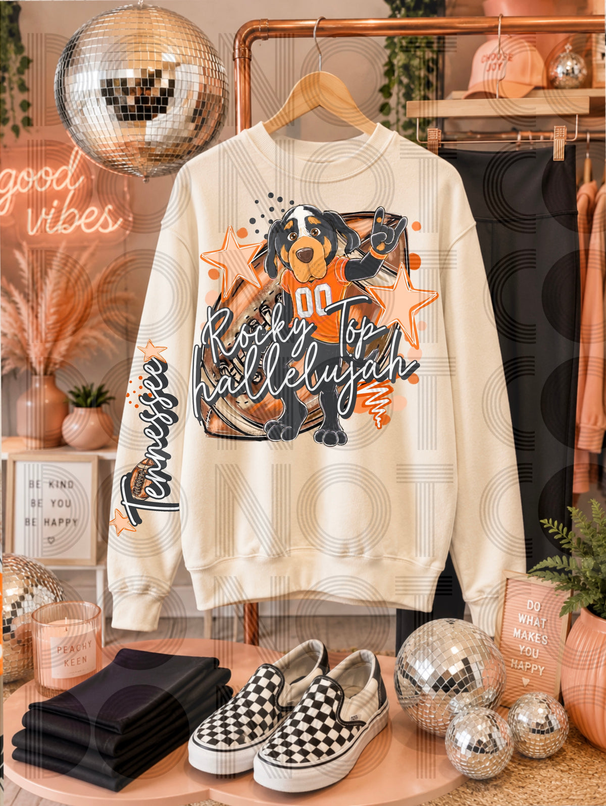 Game day hallelujah vols (FRONT ONLY) (Renewed) DTF Transfer