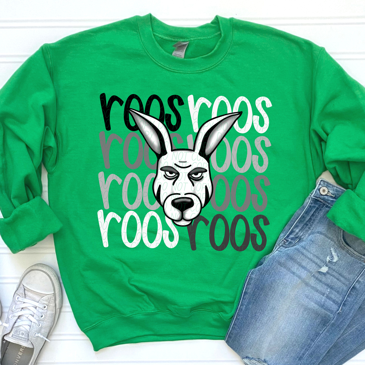 Roos Word Stacked (CITY) 57466 DTF transfer
