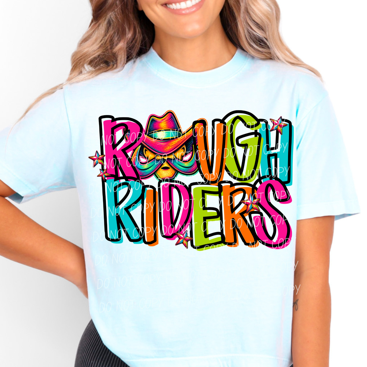 Roughriders Friday night neon (City) DTF Transfer