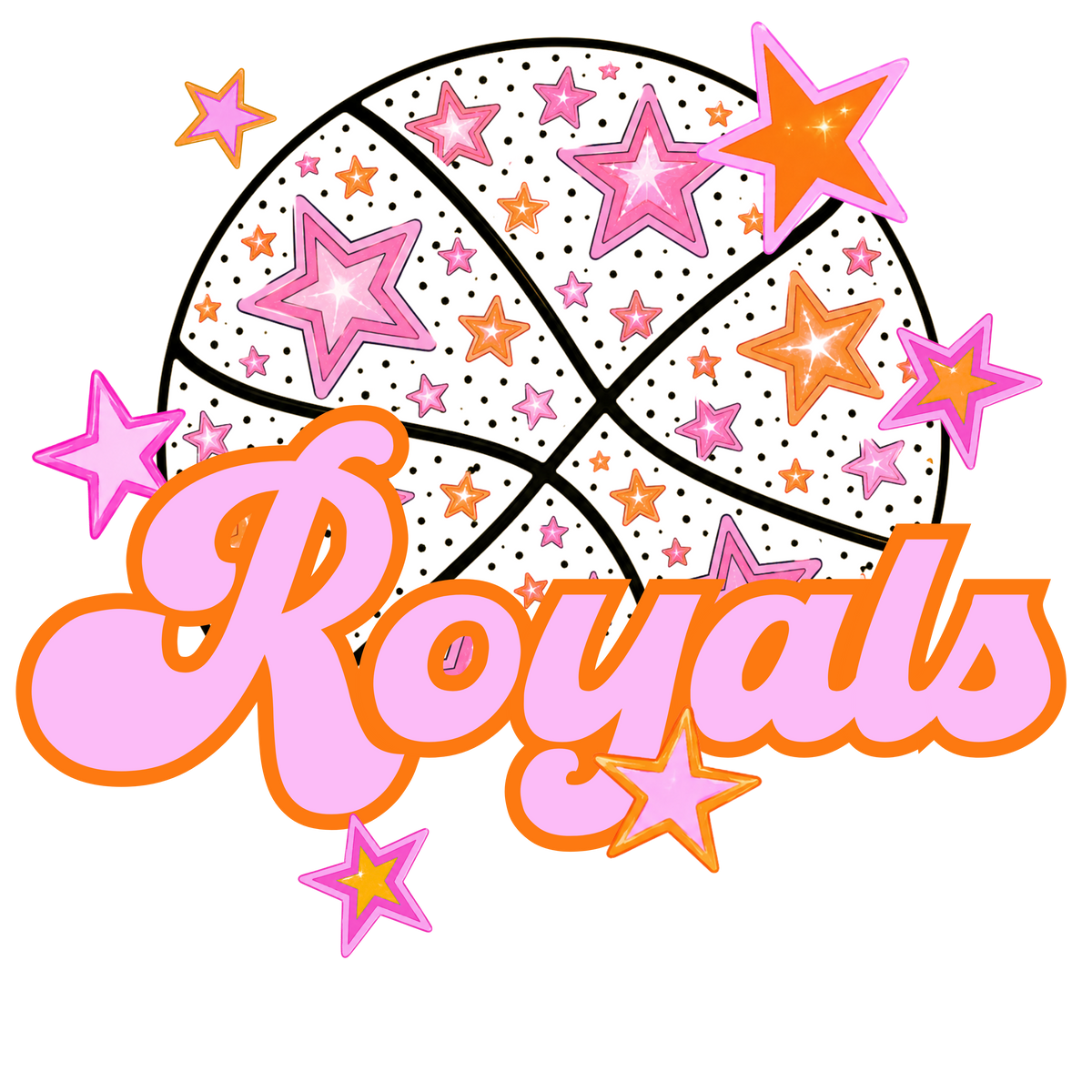 royals pink basketball (city) DTF transfer
