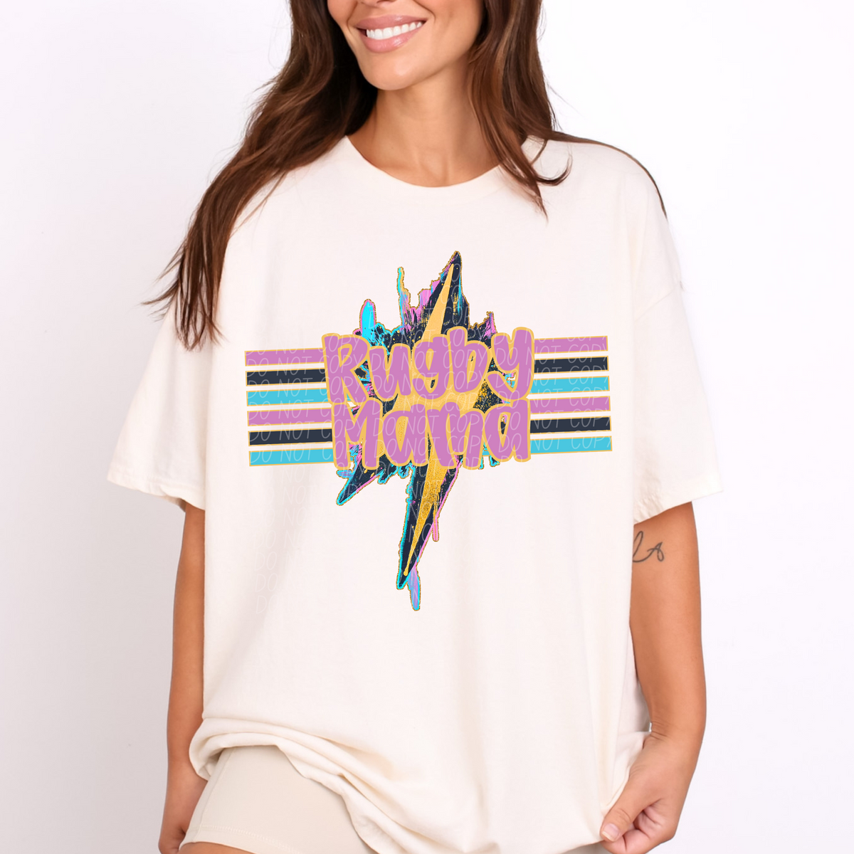 Geode Bolt Rugby Mama (CITY) DTF transfer