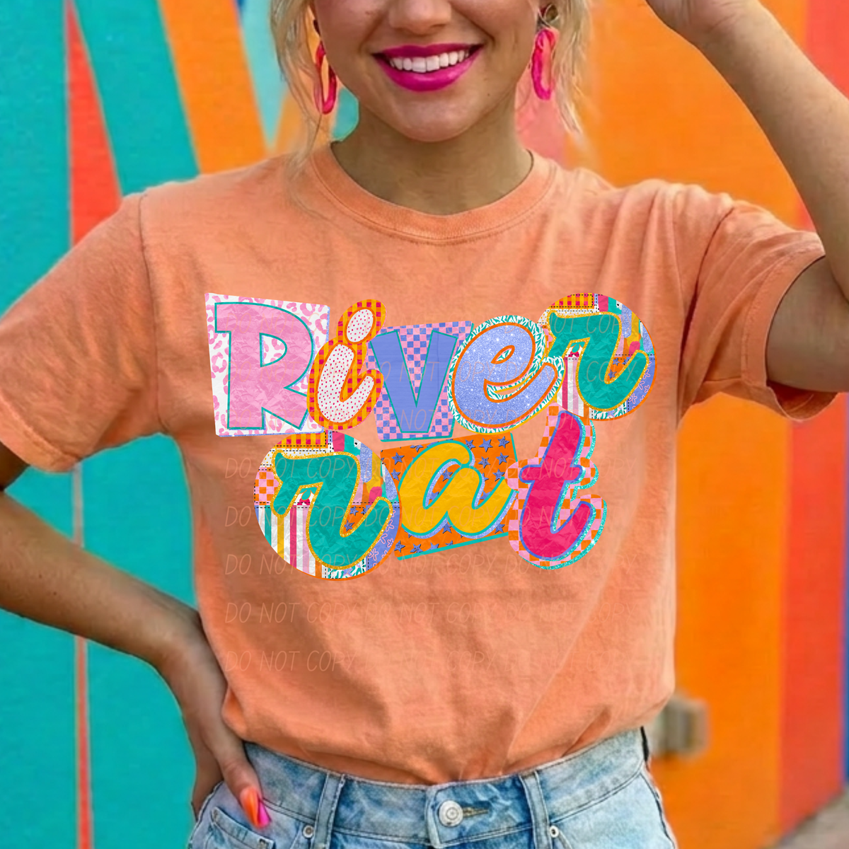 River rat magazine font (City) DTF Transfer