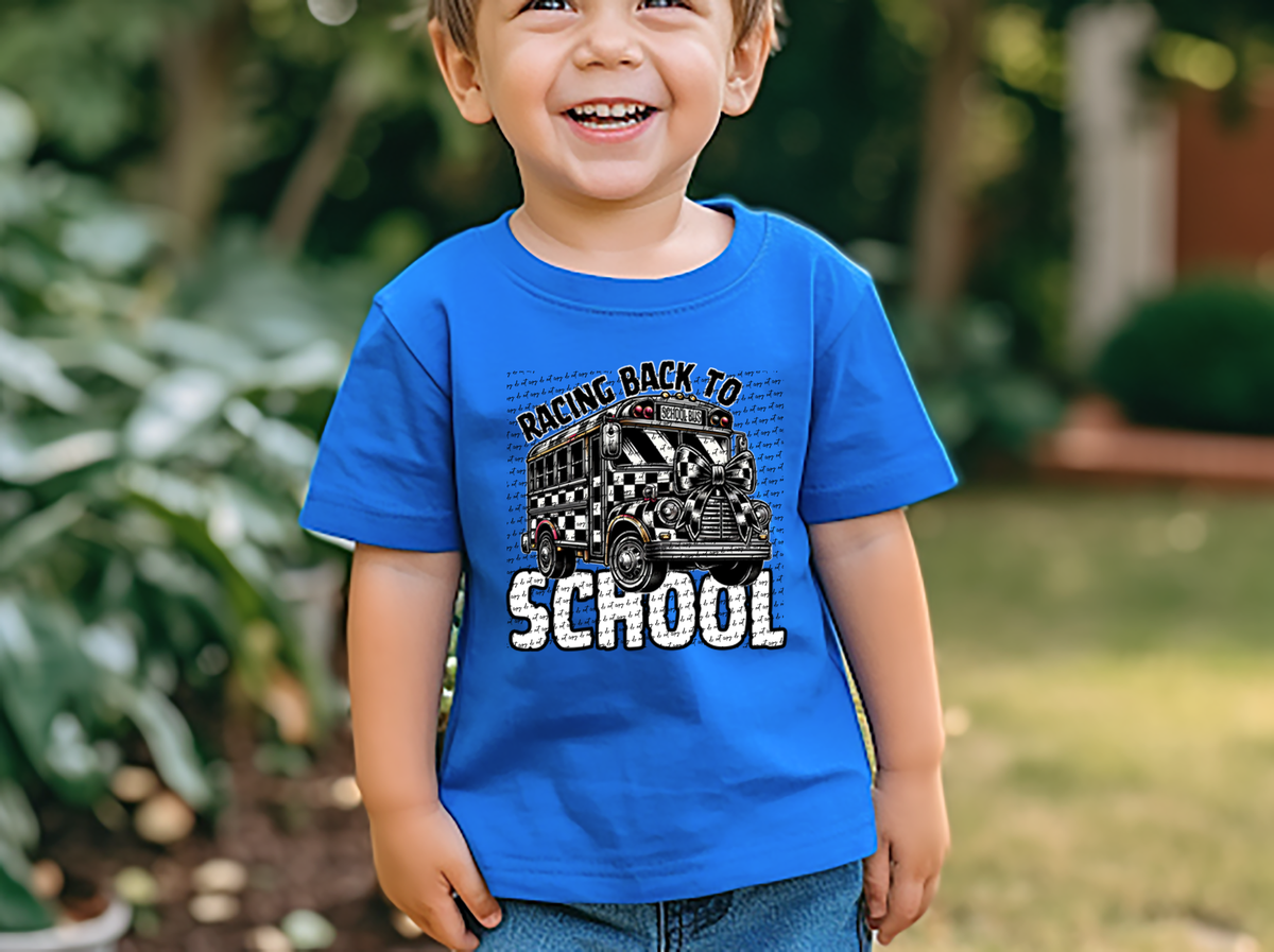 Racing Back To School 42615 DTF transfer