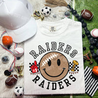 Raiders football smiley HW 45700 DTF transfer