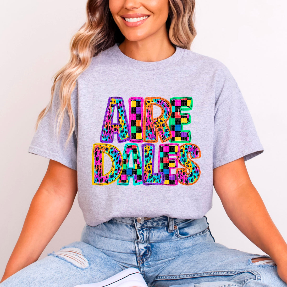 Airedales/Rainbow (SDD) DTF Transfer