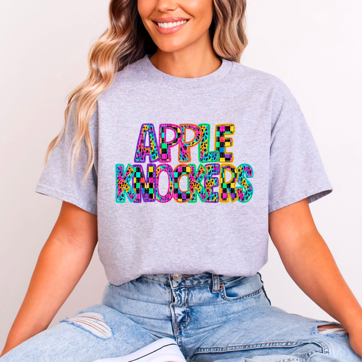 Apple Knockers/Rainbow (SDD) DTF Transfer
