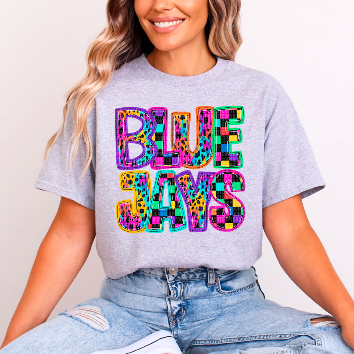 Blue Jays/Rainbow (SDD) 72672 DTF Transfer