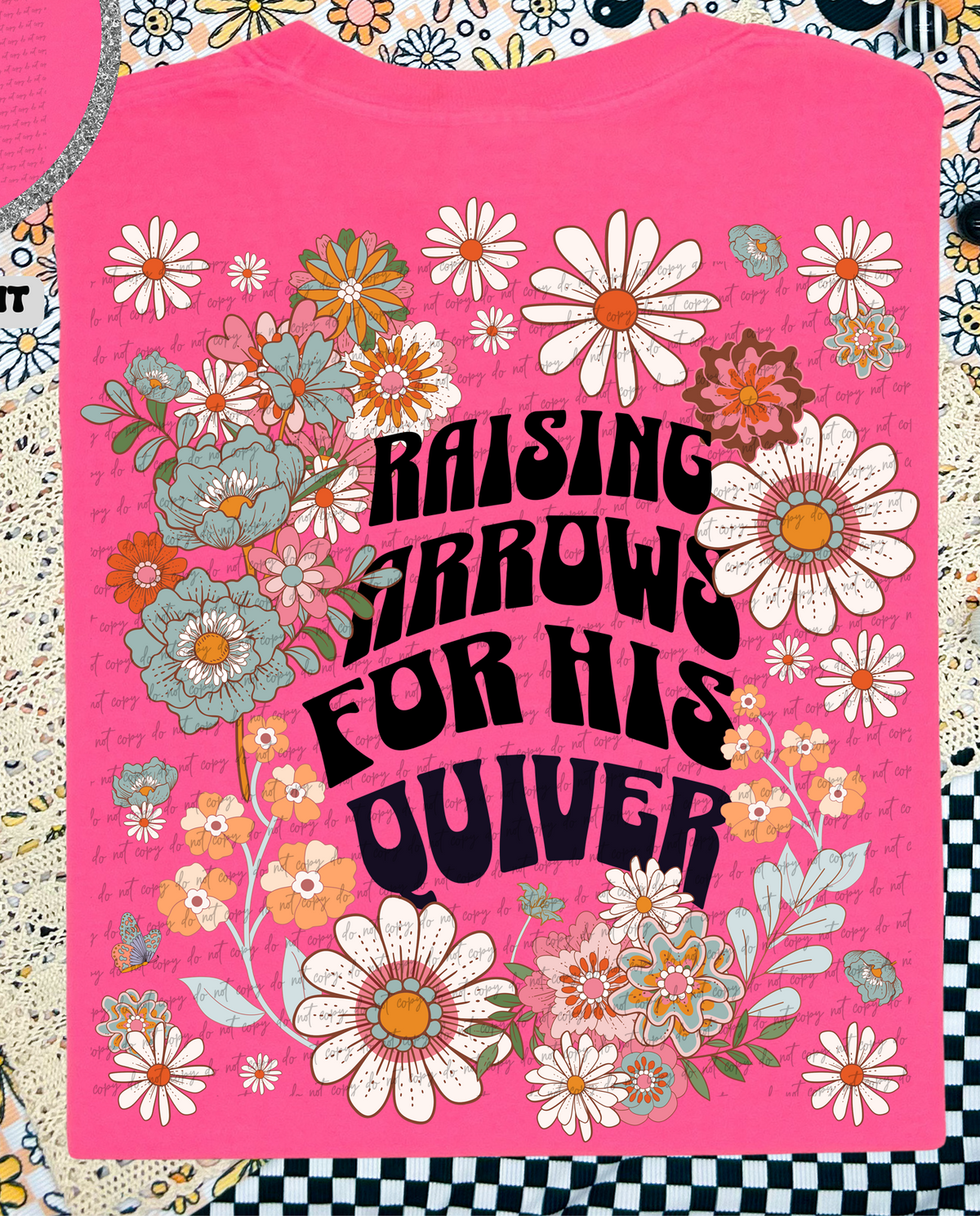 Raising Arrows For His Quiver (Back Print) 81379 DTF Transfer