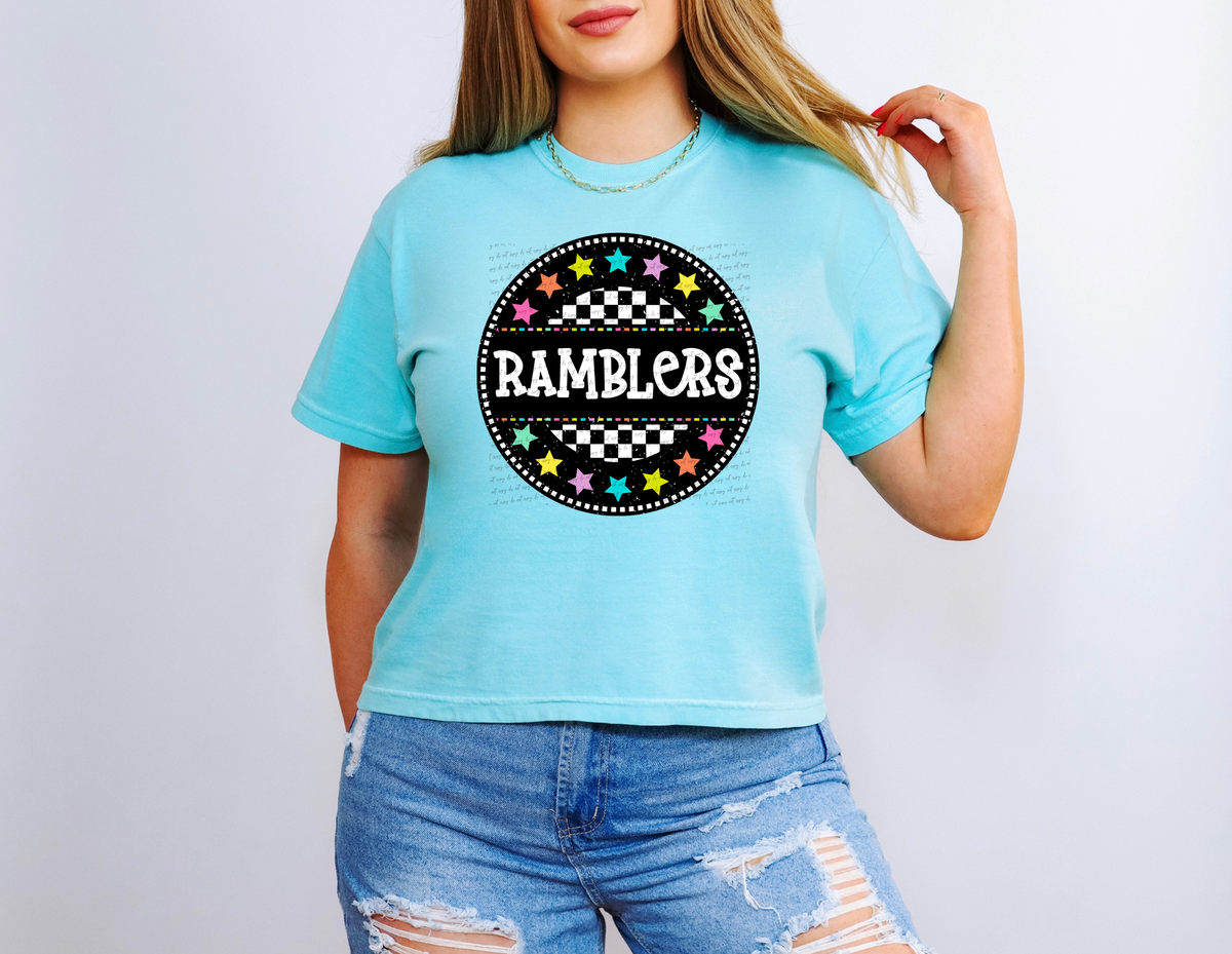 Ramblers Checkered Stars 42235 DTF transfer
