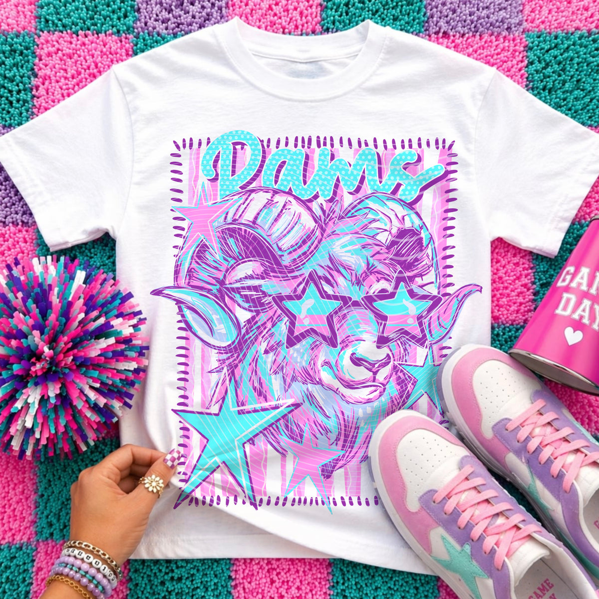 rams neon stars (agcm)