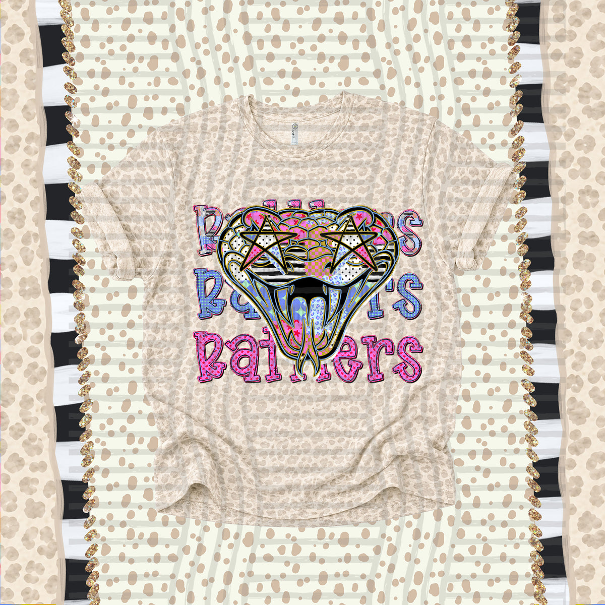 Rattlers-Dolly Doodle Print (Caplinger) DTF Transfer
