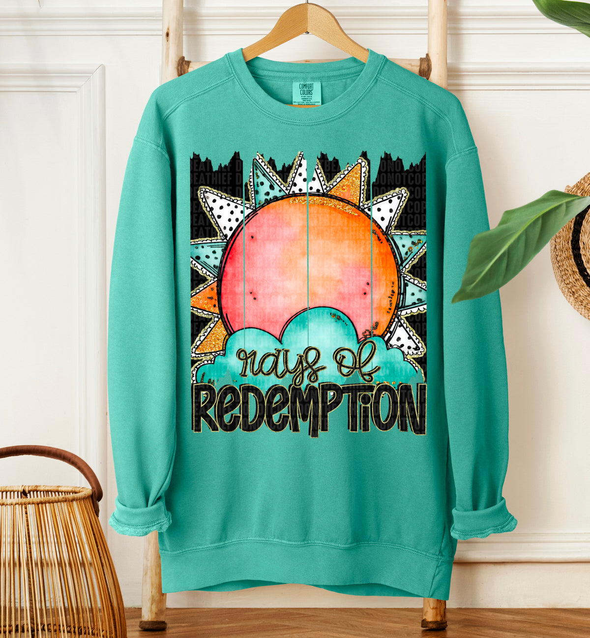 Rays of redemption (SDD) 106999 DTF transfer