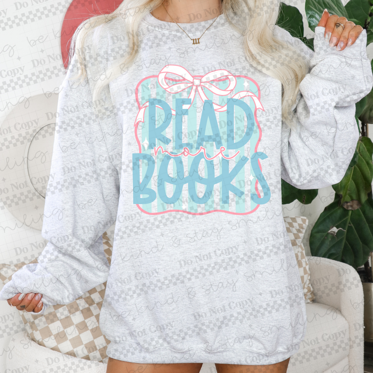 Read more books with ribbon (CMLD) 107091 DTF transfer