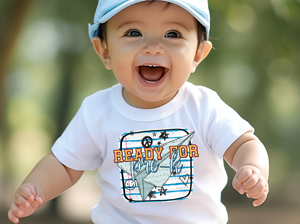 Ready For Pre K Paper Plane 46859 DTF transfer