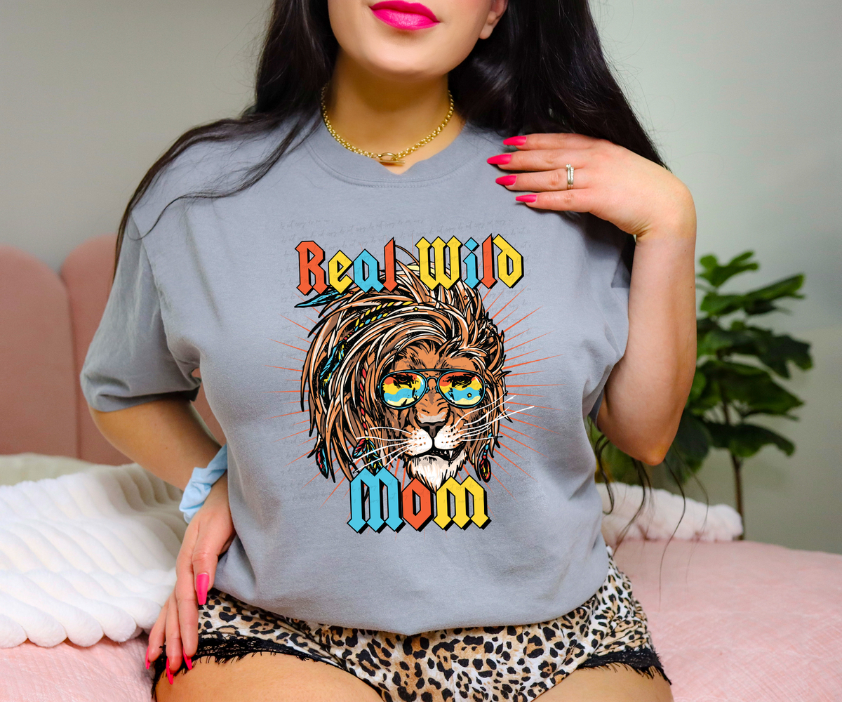 Real Wild Mom Lion 116869 DTF Transfer