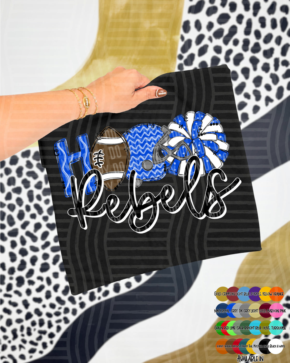 Rebels HOCO-Football (Caplinger) DTF Transfer