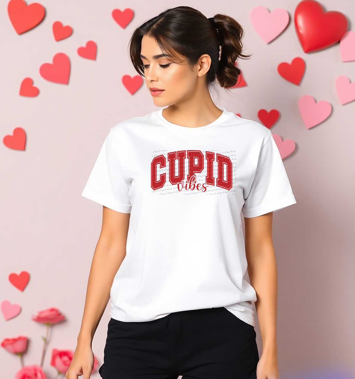 Red Cupid Vibes 71801 DTF Transfer