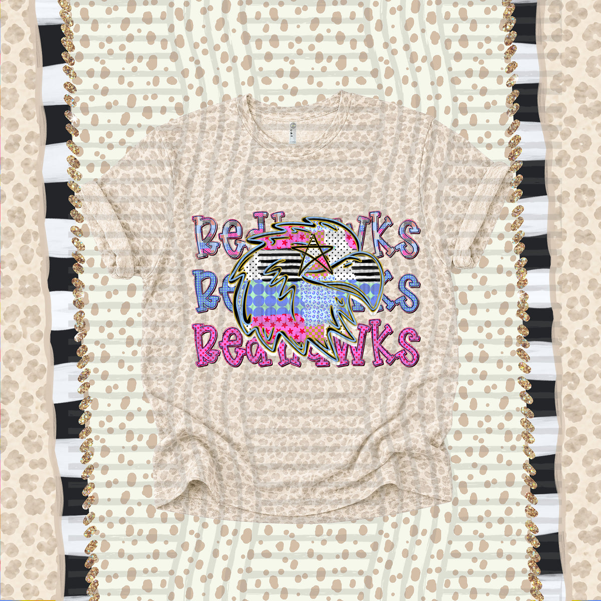 Redhawks-Dolly Doodle Print (Caplinger) DTF Transfer
