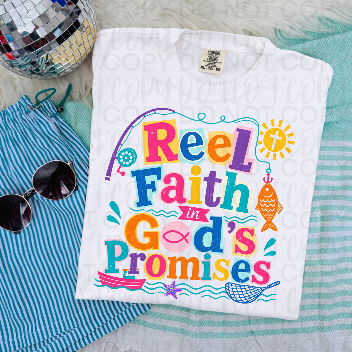 Reel faith and gods promise (UAC) DTF Transfer