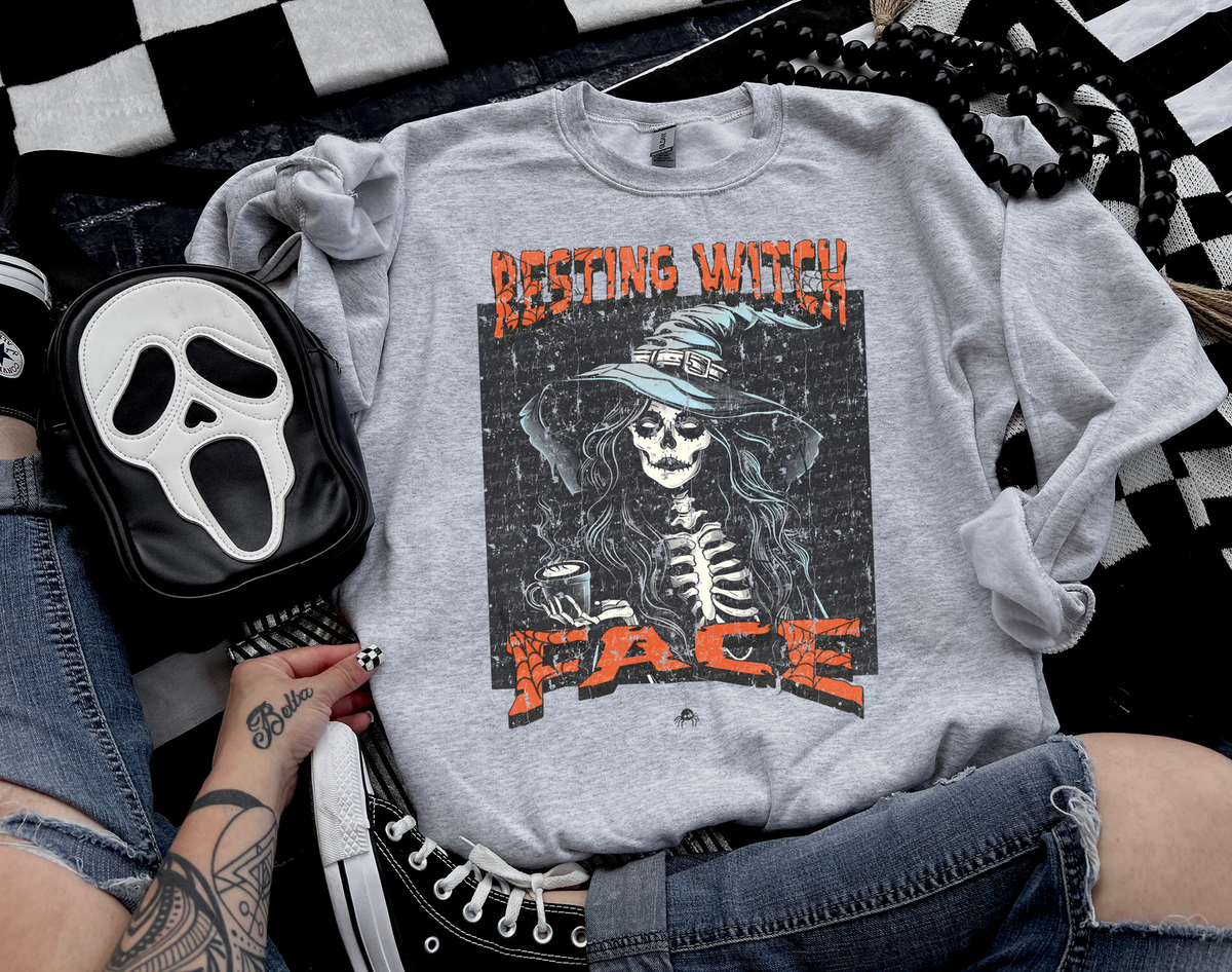 Resting Witch Face 59538 DTF transfer