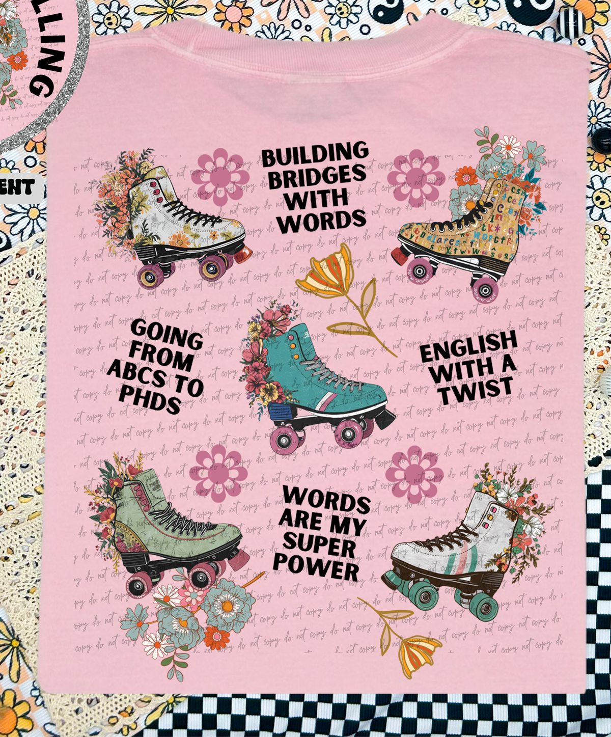 Retro ESL Teacher 81409 DTF Transfer