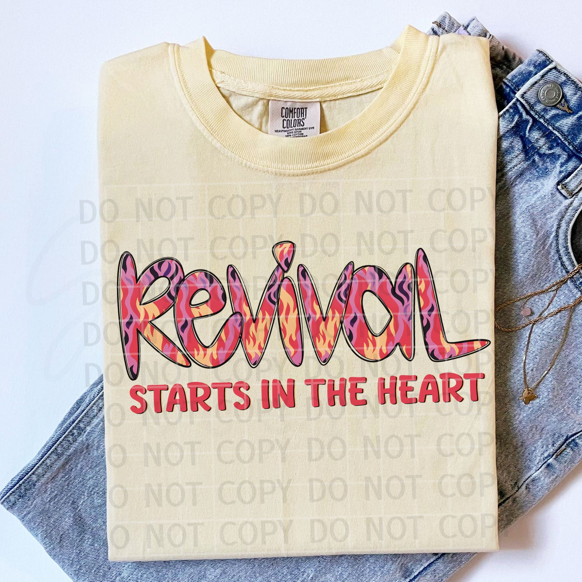 Revival starts in the heart (CMLD) DTF Transfer
