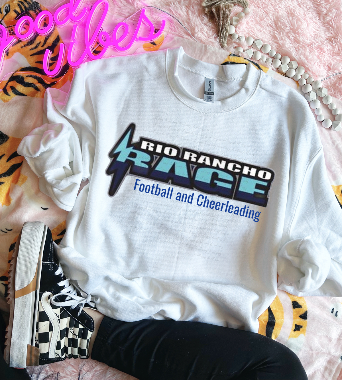 Rio Rancho Rage Football and Cheerleading 114642 DTF transfer