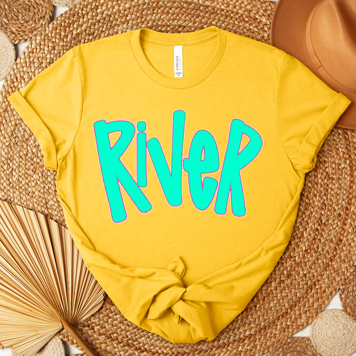 River teal 106042 DTF transfer