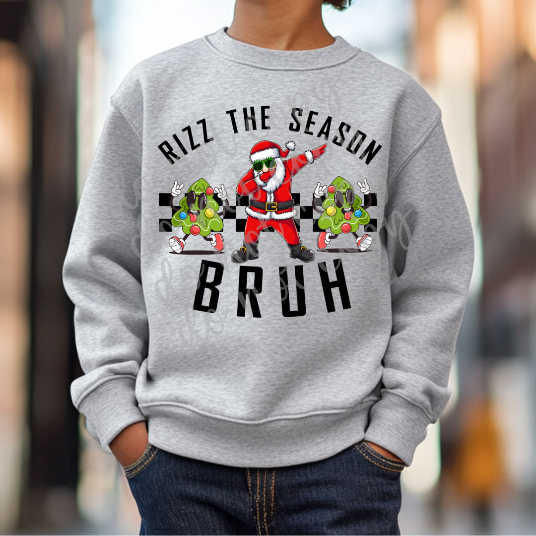 Rizz the season bruh santa (Parker)  DTF Transfer