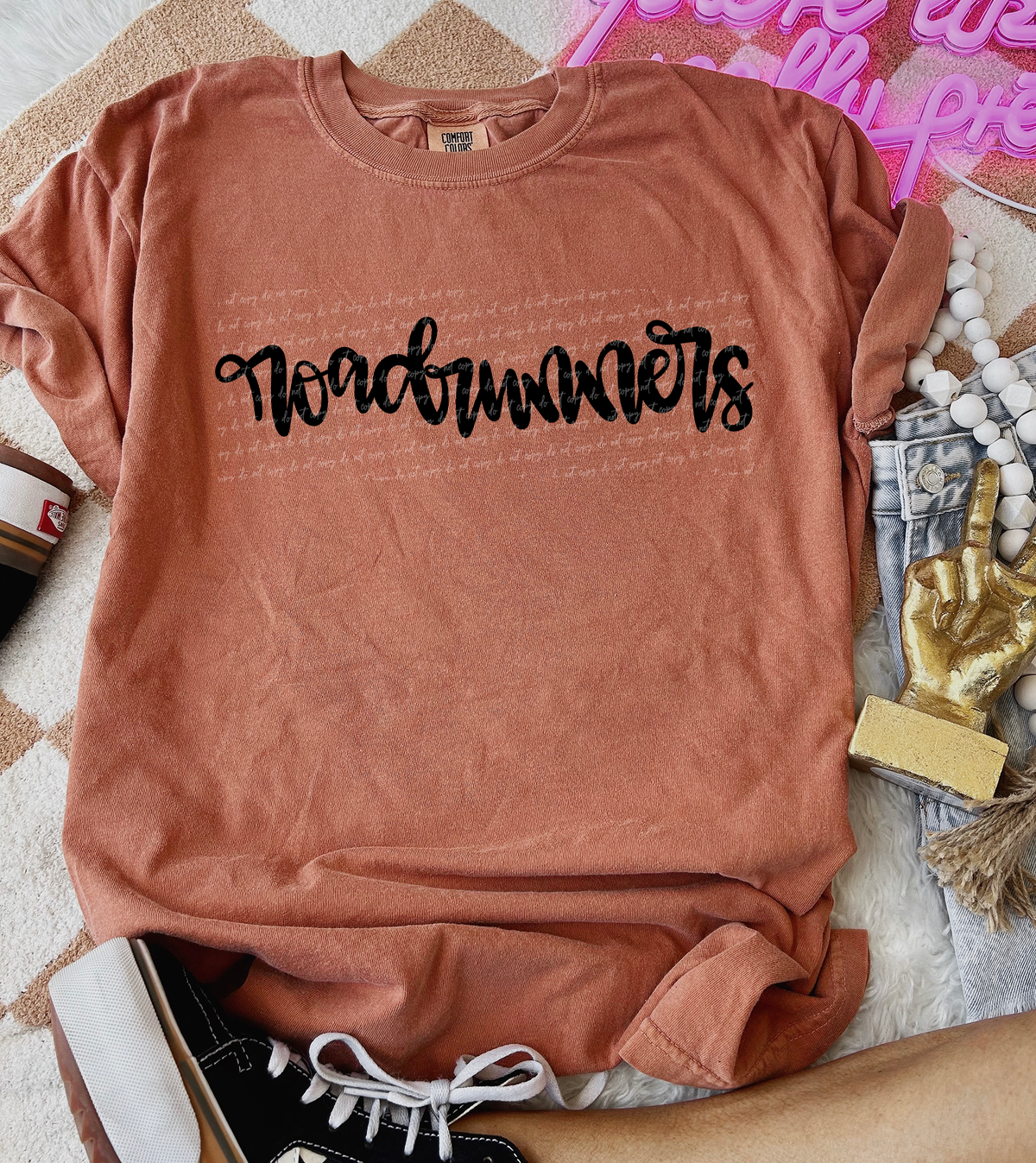 Road Runners Hand Lettered 54139 DTF transfer
