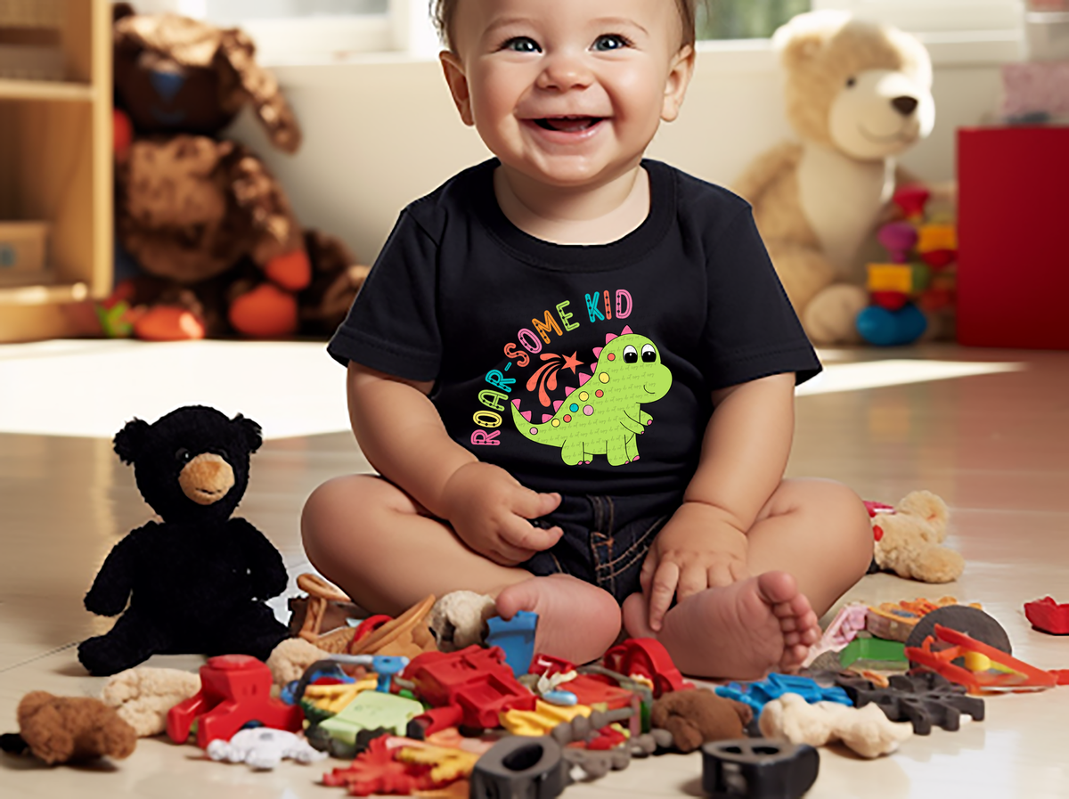 Roar Some Kid Dino 76606 DTF Transfer